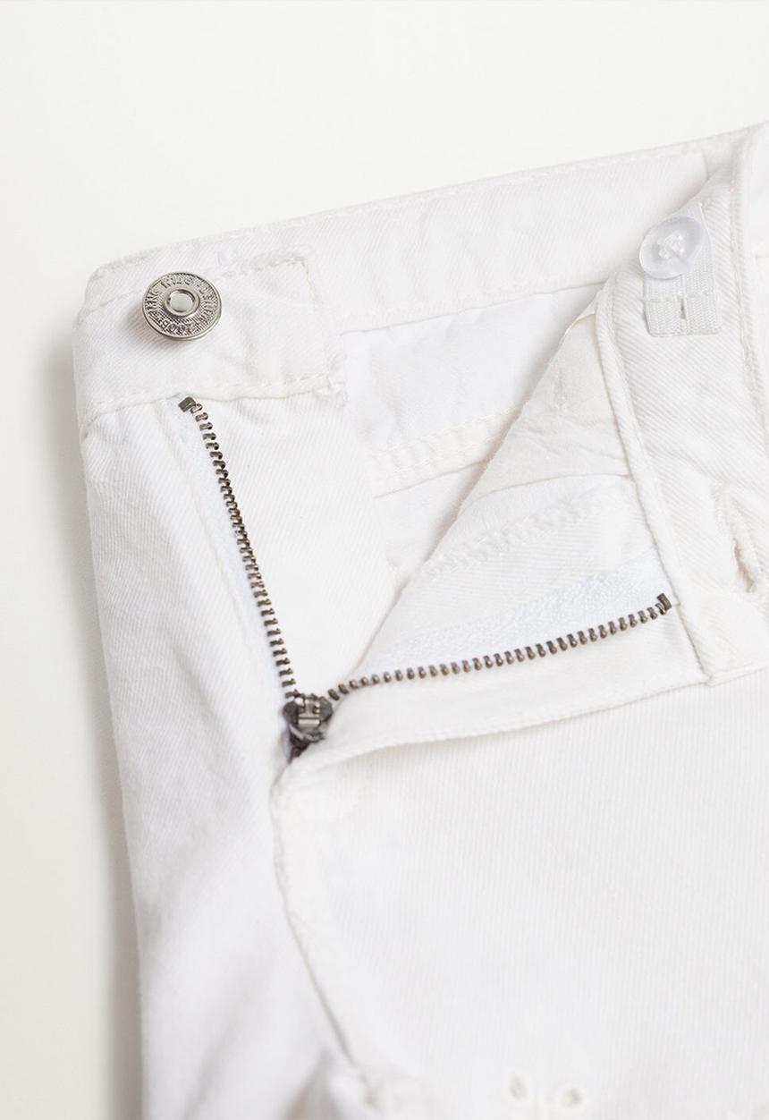MANGO - Shorts berta - white