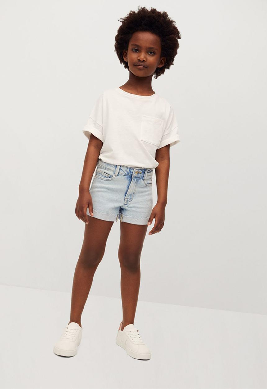 MANGO - Shorts chip - light blue