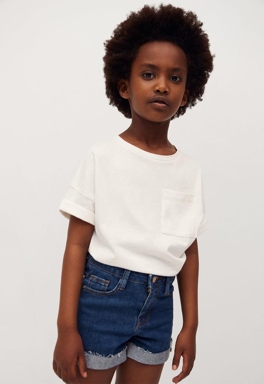 MANGO - Shorts chip - dark blue