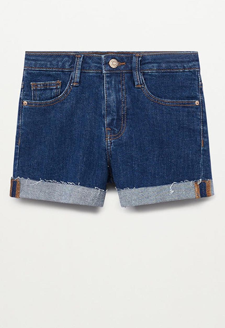 MANGO - Shorts chip - dark blue