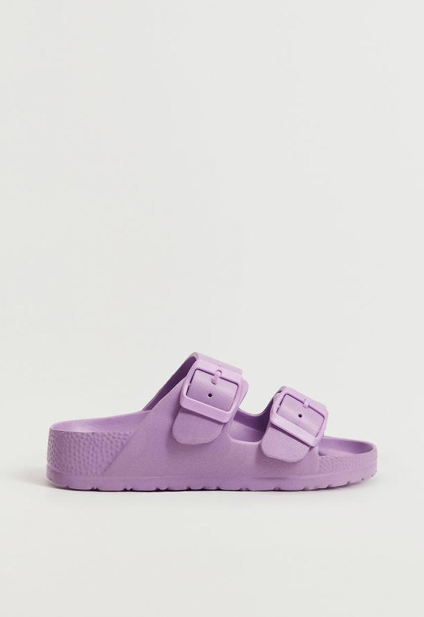MANGO - Chancla poolg - purple