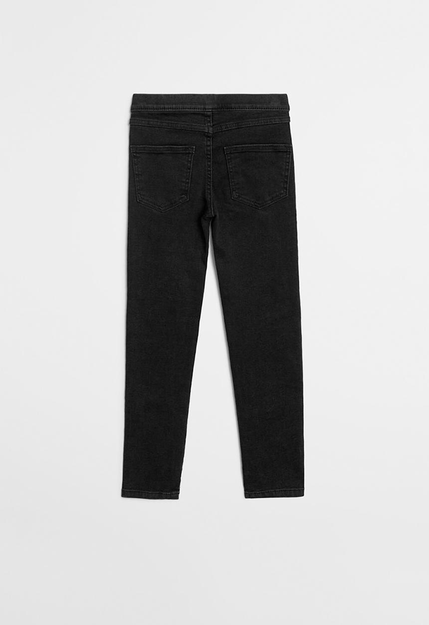 MANGO - Girls basic jeggings - black