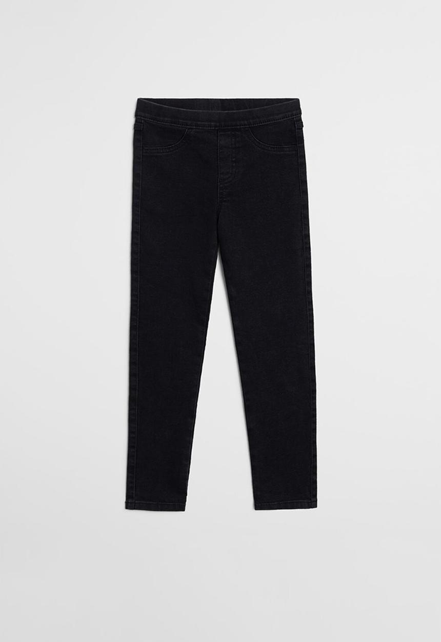 MANGO - Girls basic jeggings - black