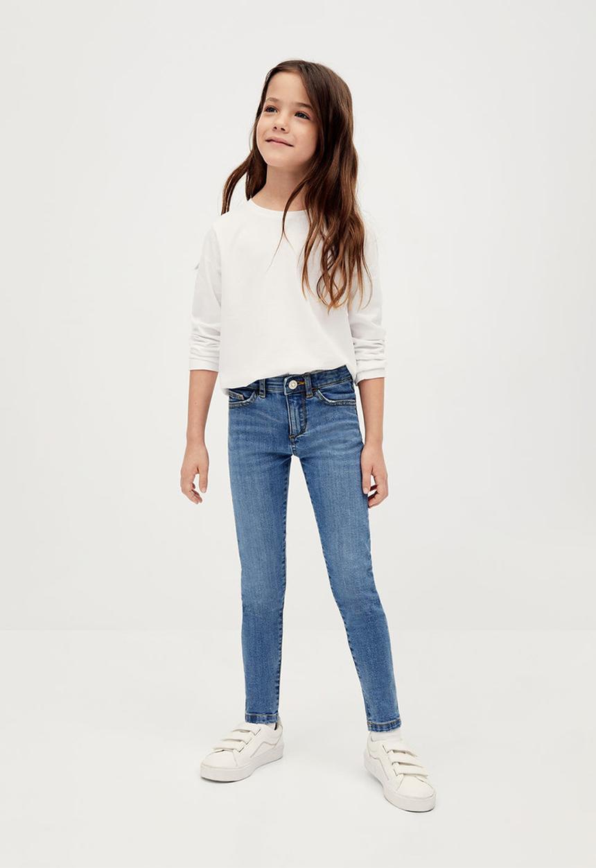 MANGO - Girls skinny jeans - blue
