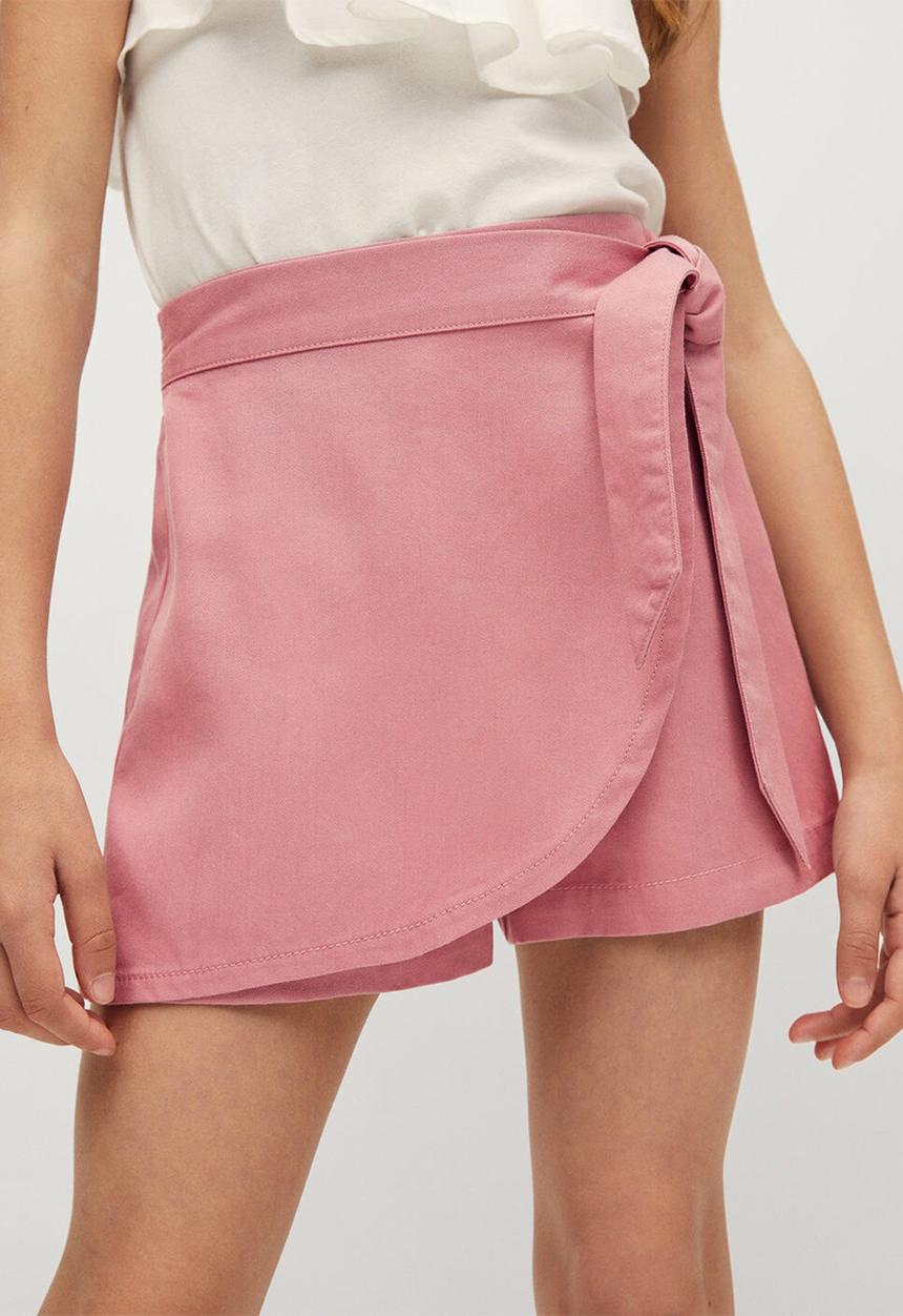 MANGO - Shorts lines - pink