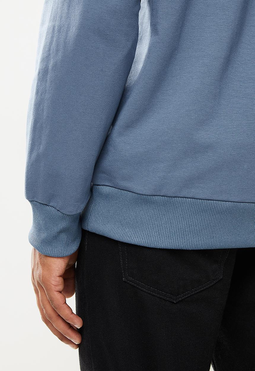 STYLE REPUBLIC - Plain crew neck sweat top - blue