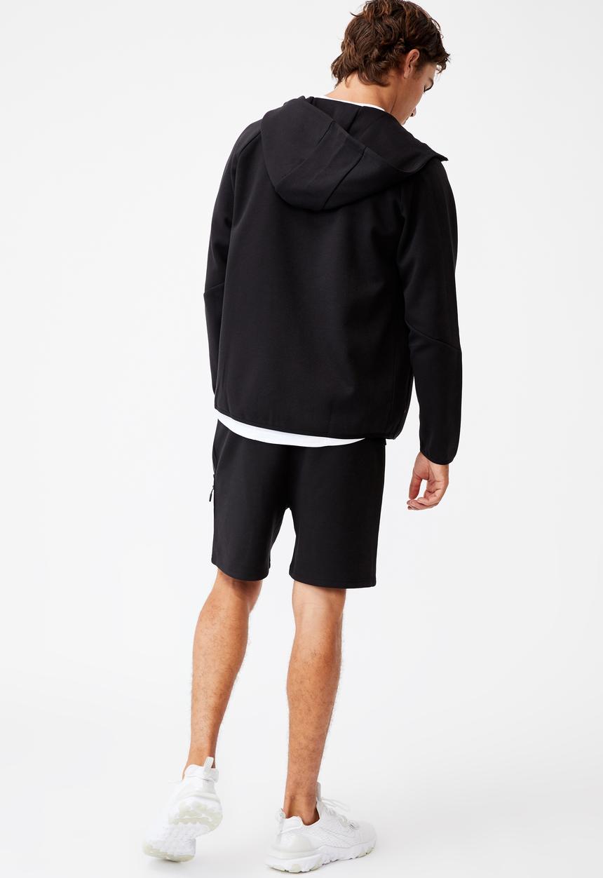 Cotton On - Active tech fleece short - black