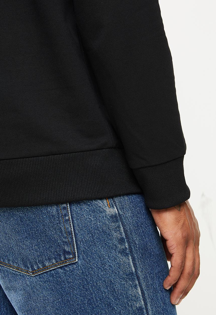 STYLE REPUBLIC - Plain crew neck sweat top - black
