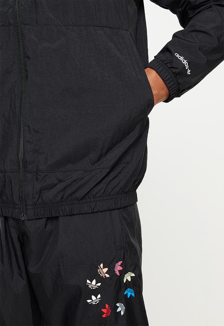 adidas Originals - ADICOLOR SHATTERED TREFOIL TRACK TOP - black & multicolor