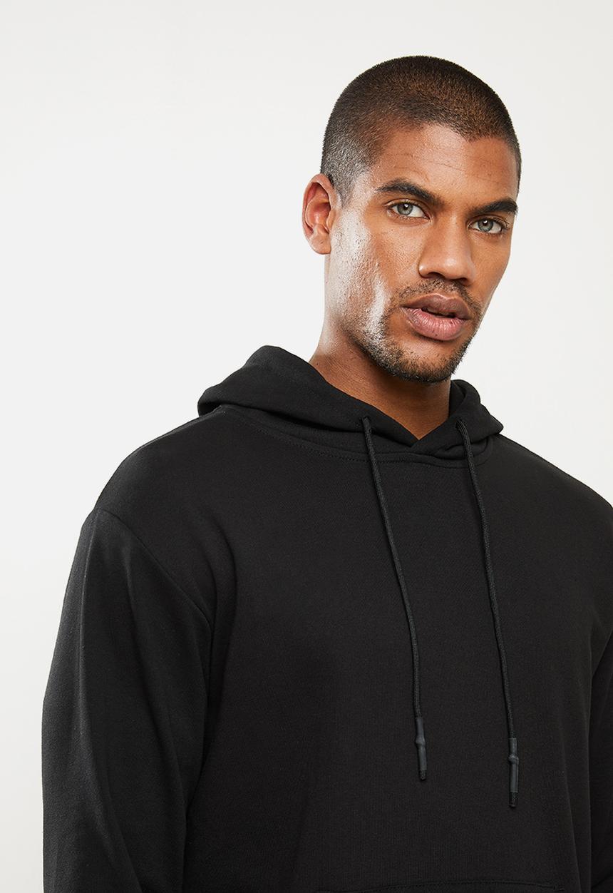 STYLE REPUBLIC - Plain hoodie pullover sweat - black