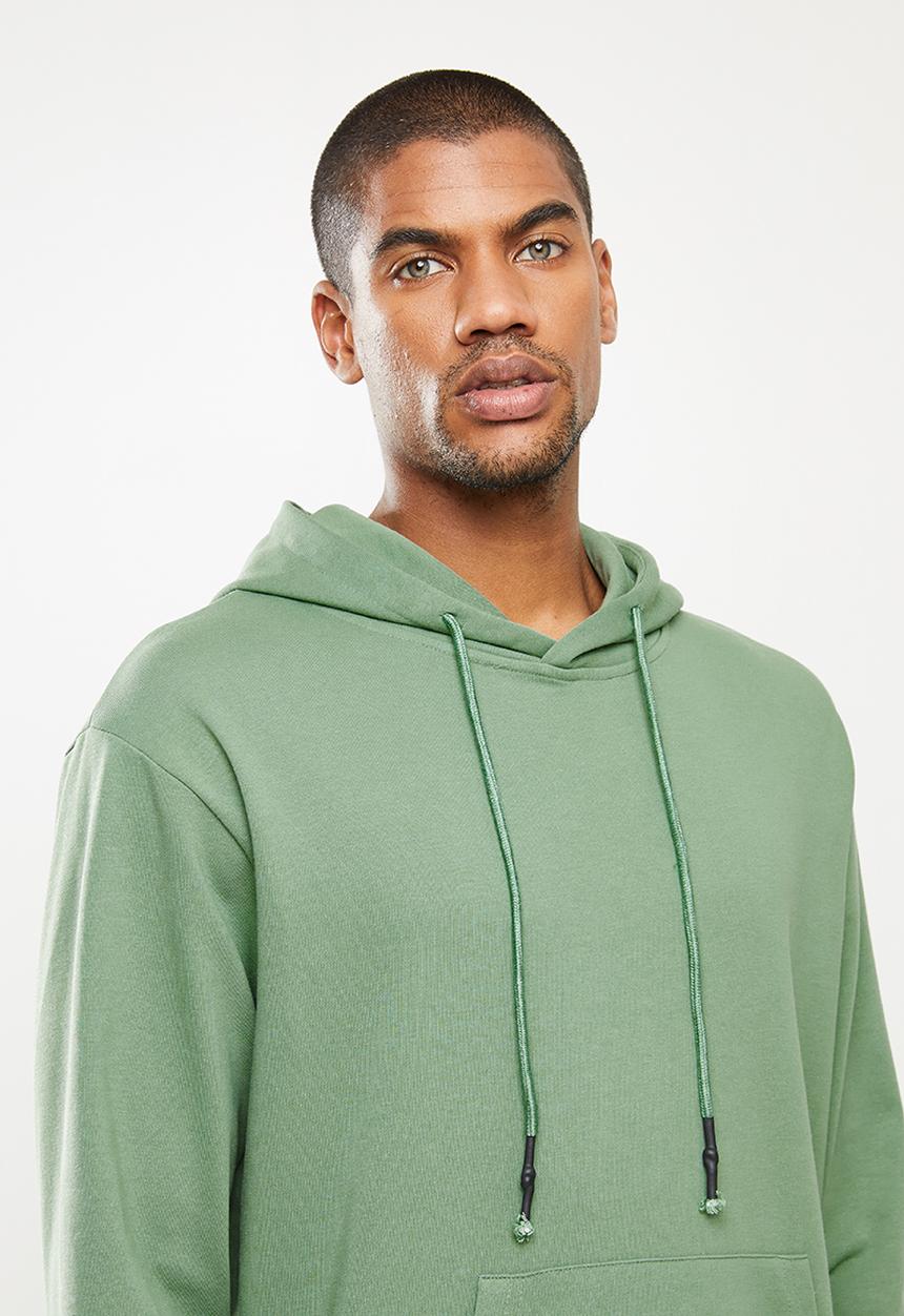 STYLE REPUBLIC - Plain hoodie pullover sweat - green