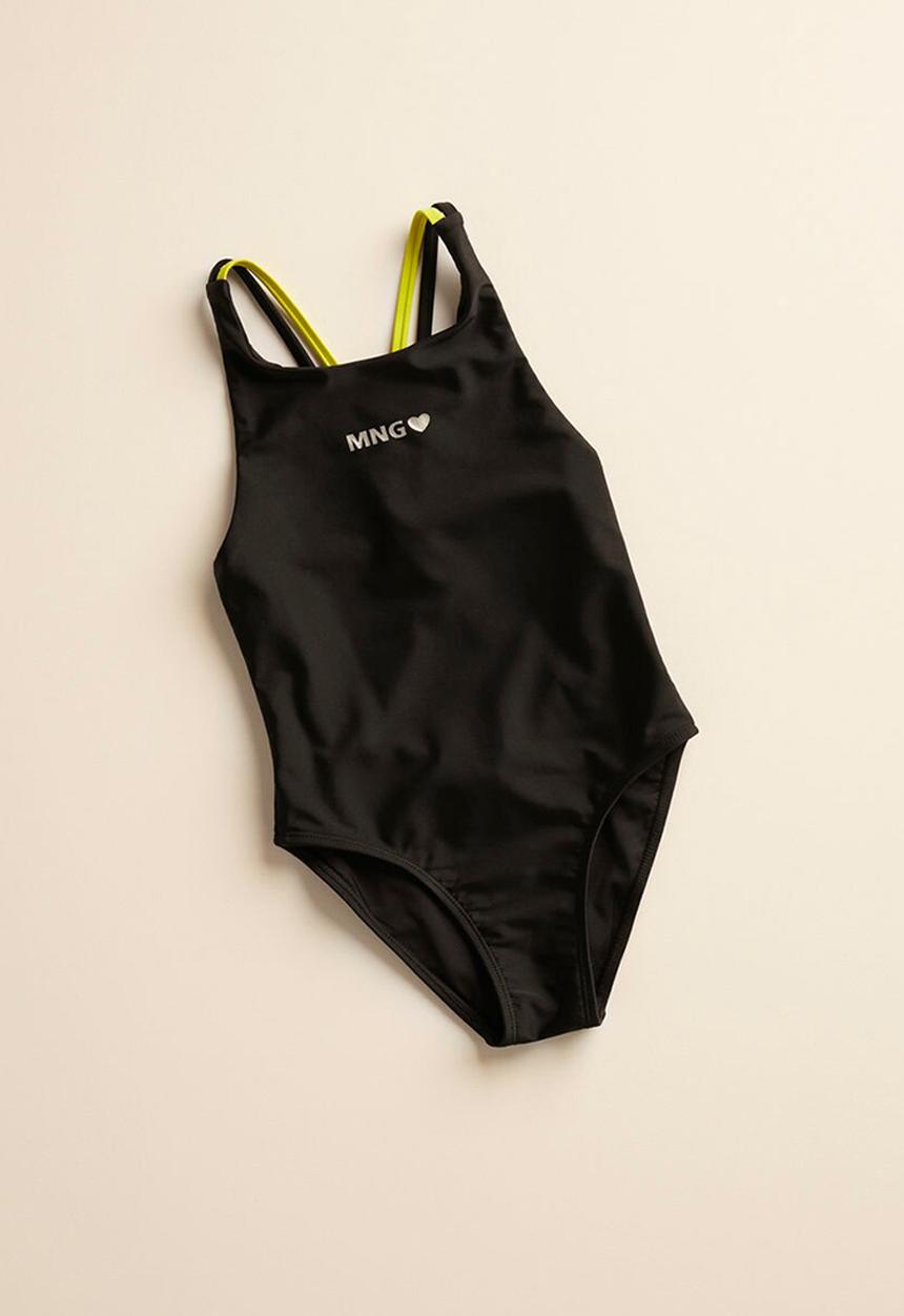MANGO - Swimsuit nata - black