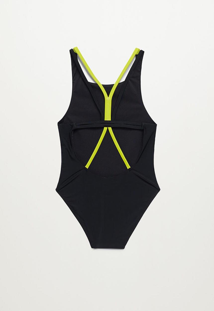 MANGO - Swimsuit nata - black