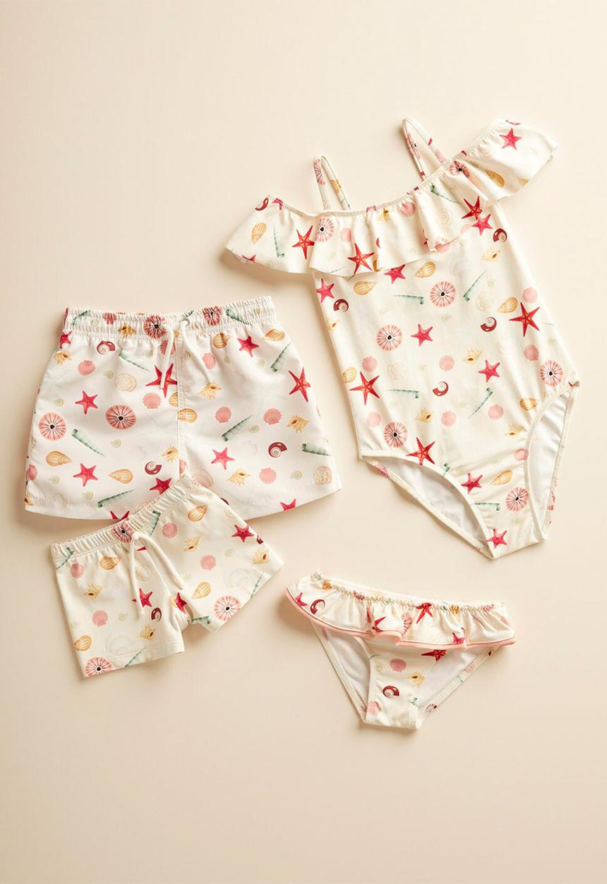 MANGO - Swimsuit marea - beige