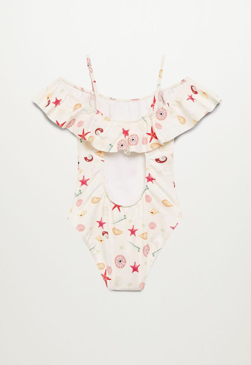 MANGO - Swimsuit marea - beige
