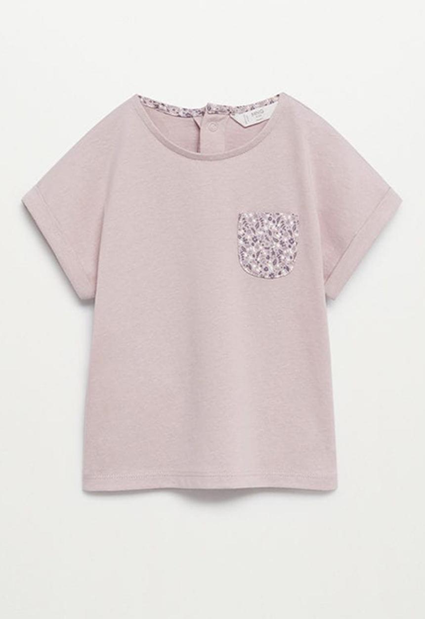 MANGO - Irene short sleeve tee - purple