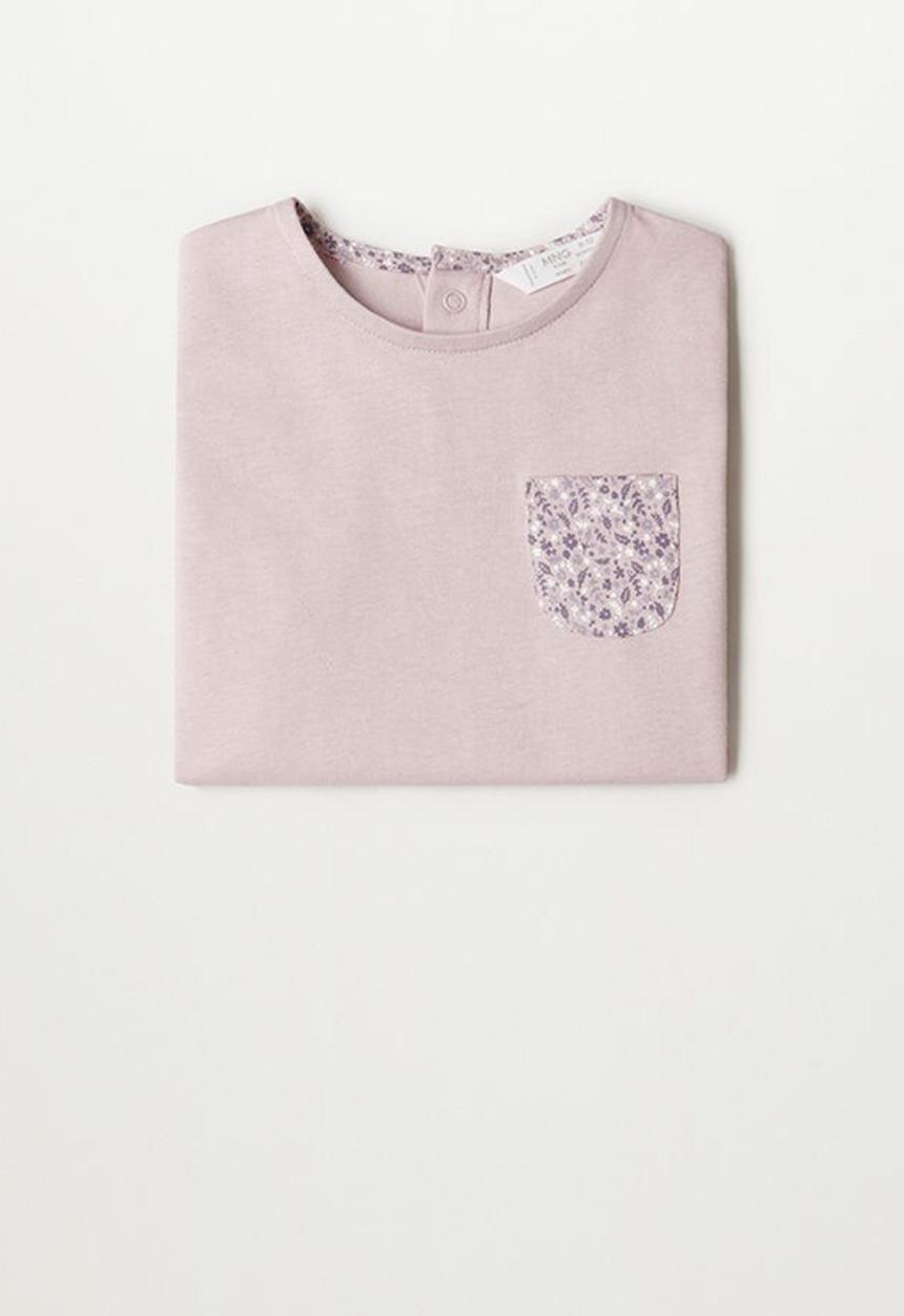 MANGO - Irene short sleeve tee - purple