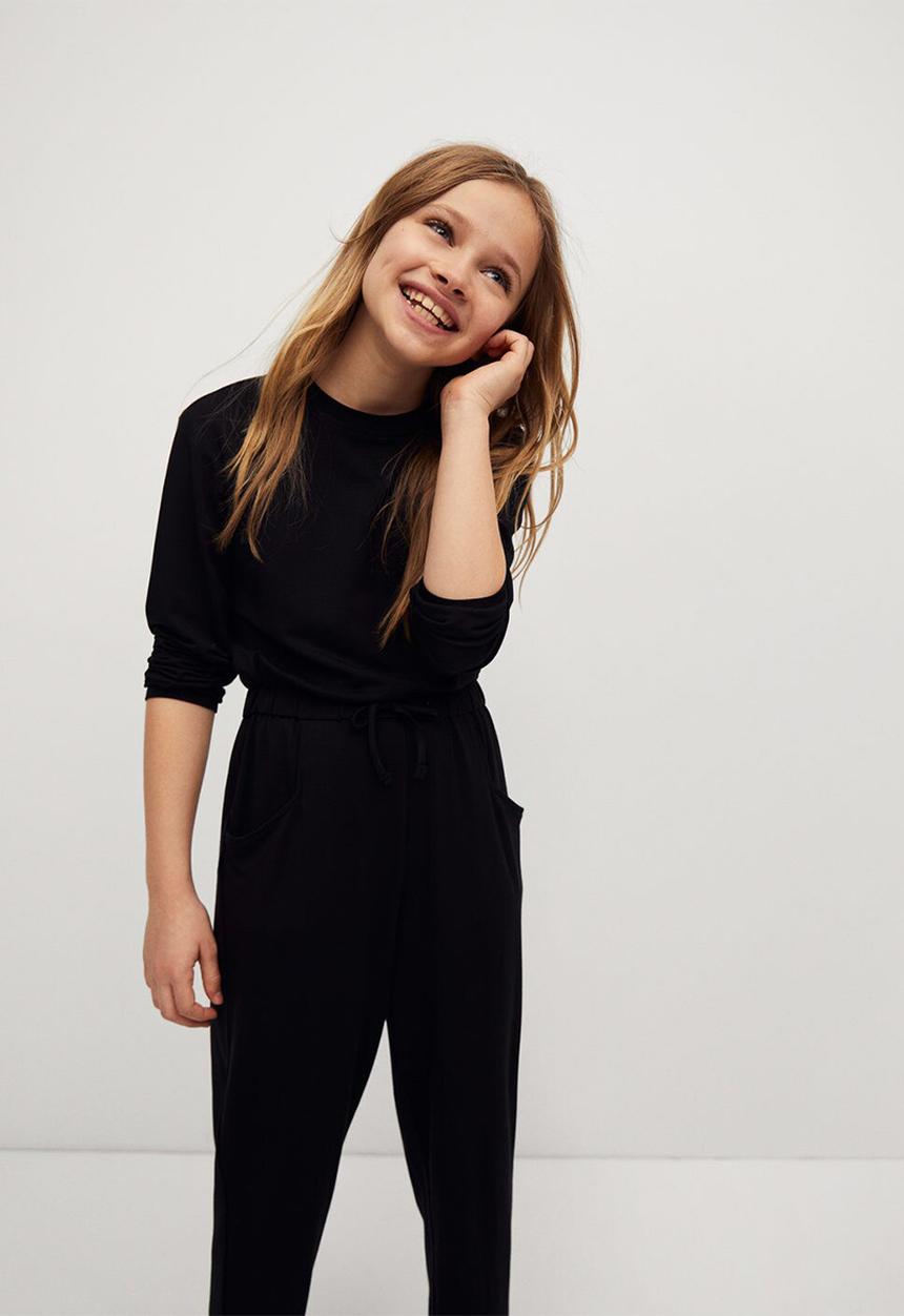 MANGO - Jumpsuit niza - black