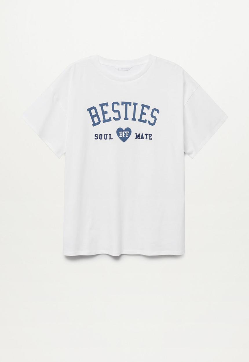 MANGO - Camiseta awesome - white