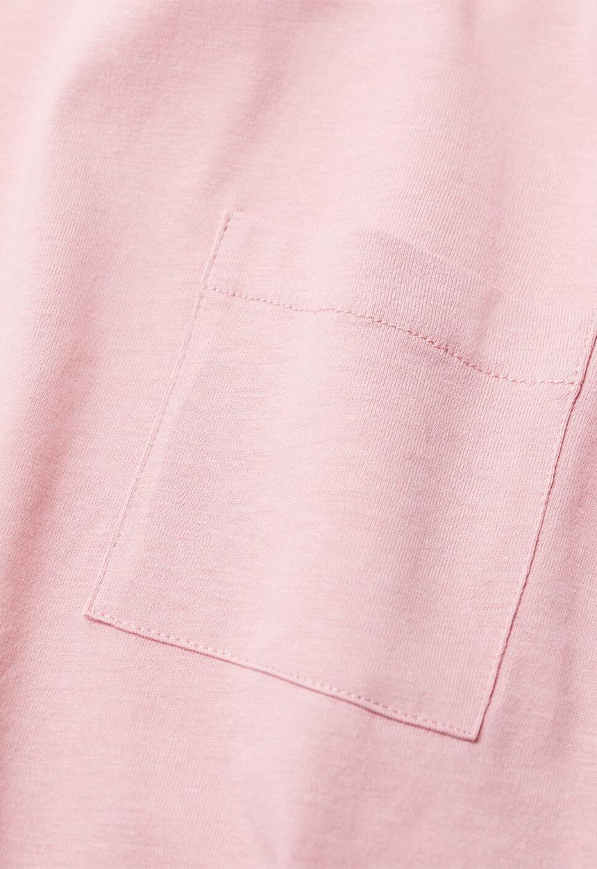 MANGO - Basic8 short sleeve tee - pink