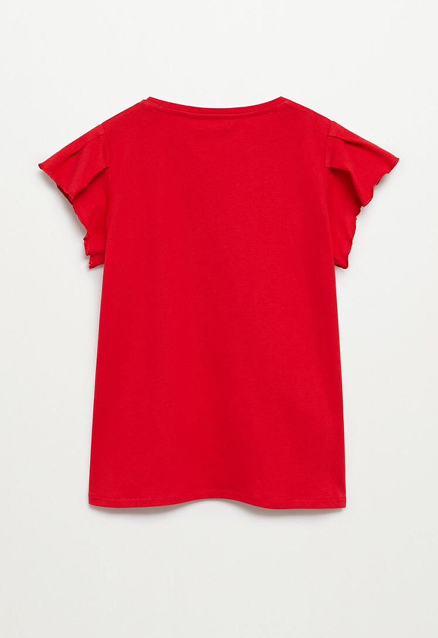 MANGO - T-shirt soft - red