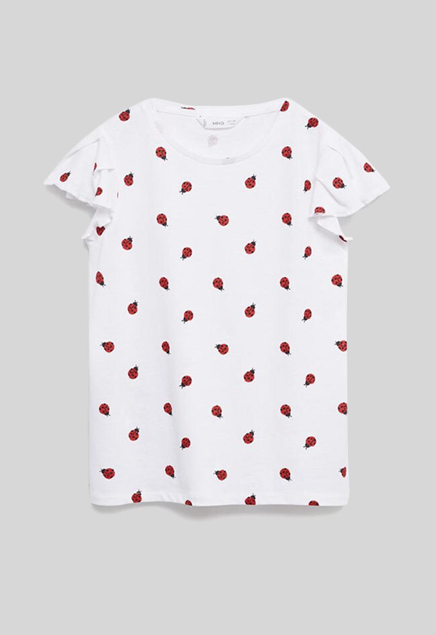 MANGO - T-shirt soft - white