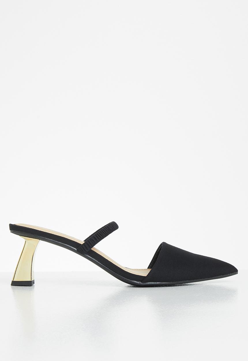 Miss Black - Cartier heel - black