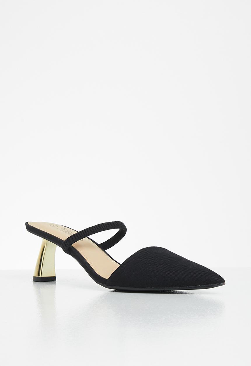 Miss Black - Cartier heel - black