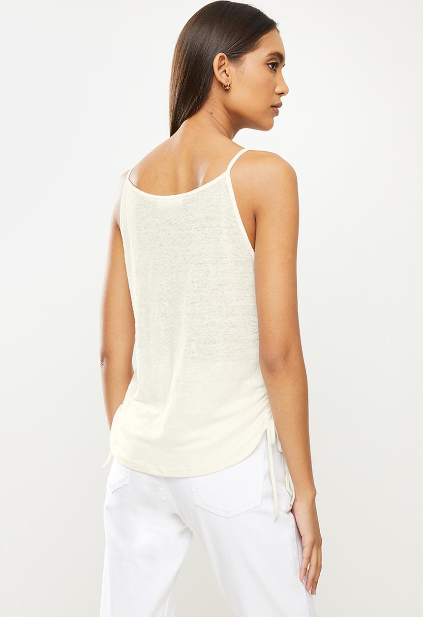 MANGO - Blouse lito - natural