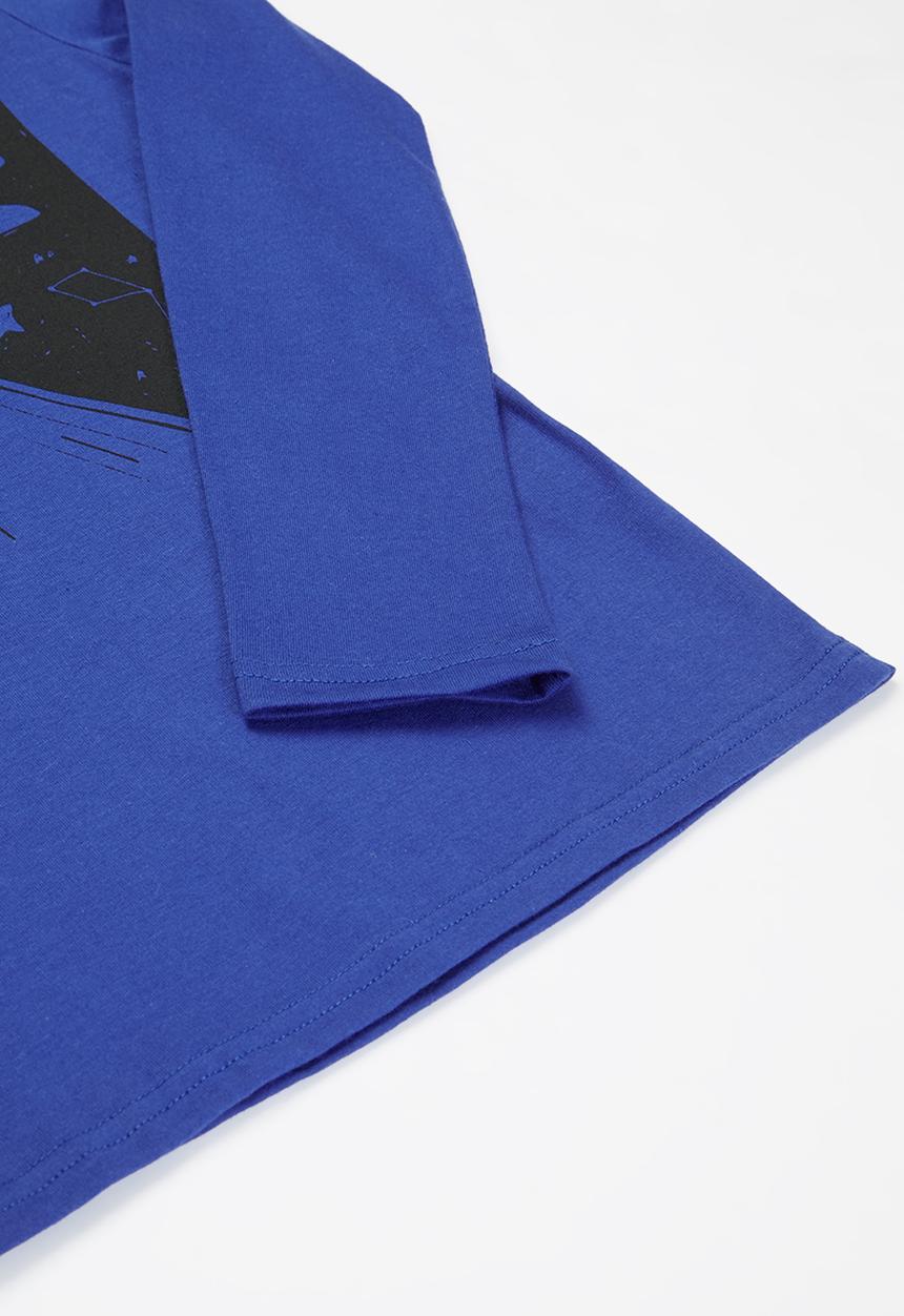 Rebel Republic - Boys top & pants pj set - blue