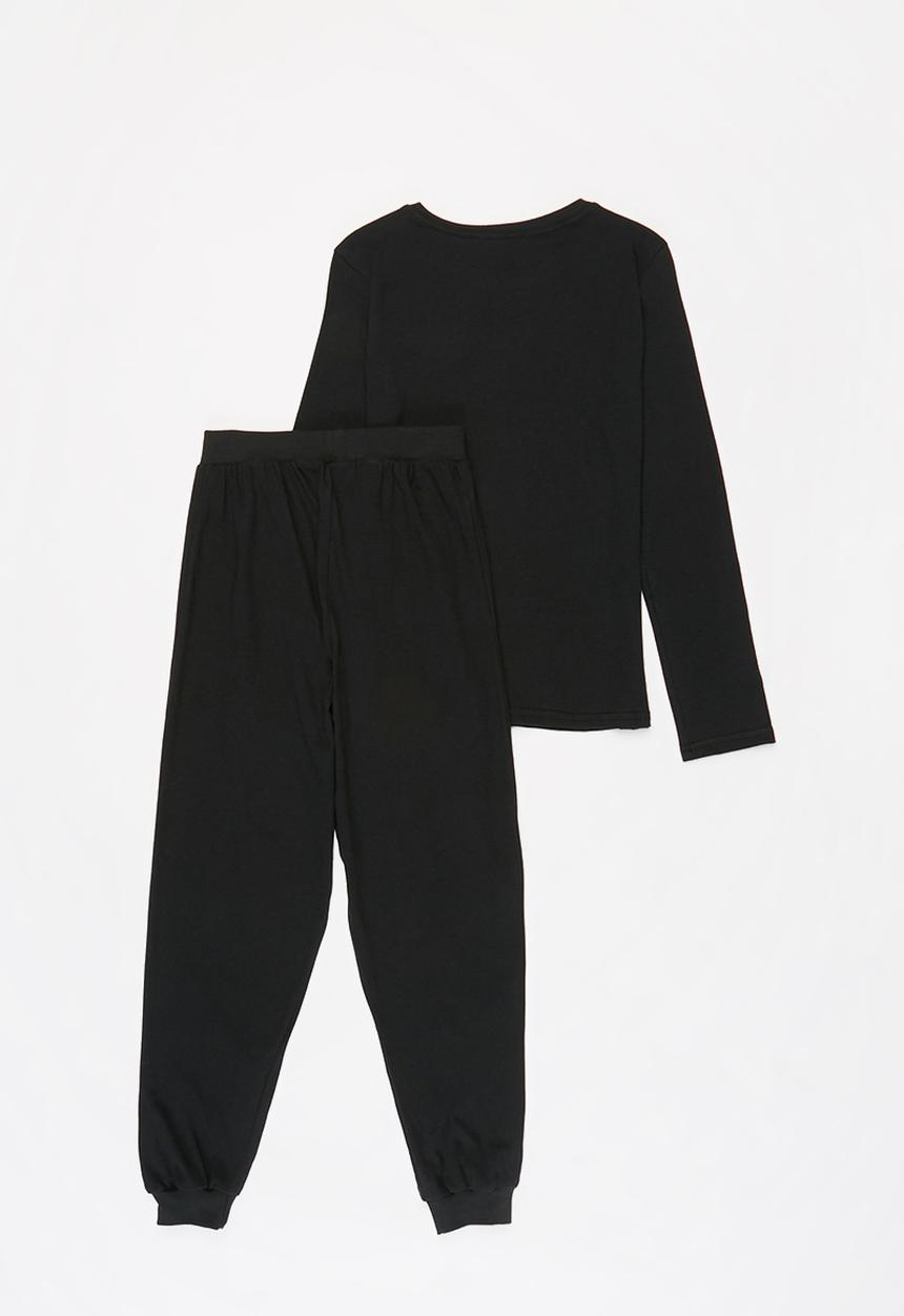 Rebel Republic - Boys top & pants pj set - black