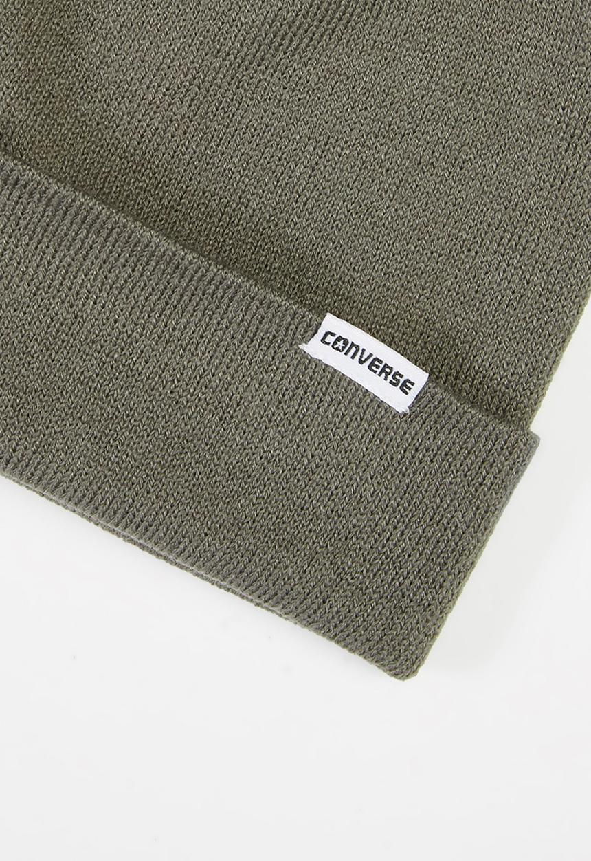 Converse - Solid slouch 2 in 1 beanie - charcoal grey