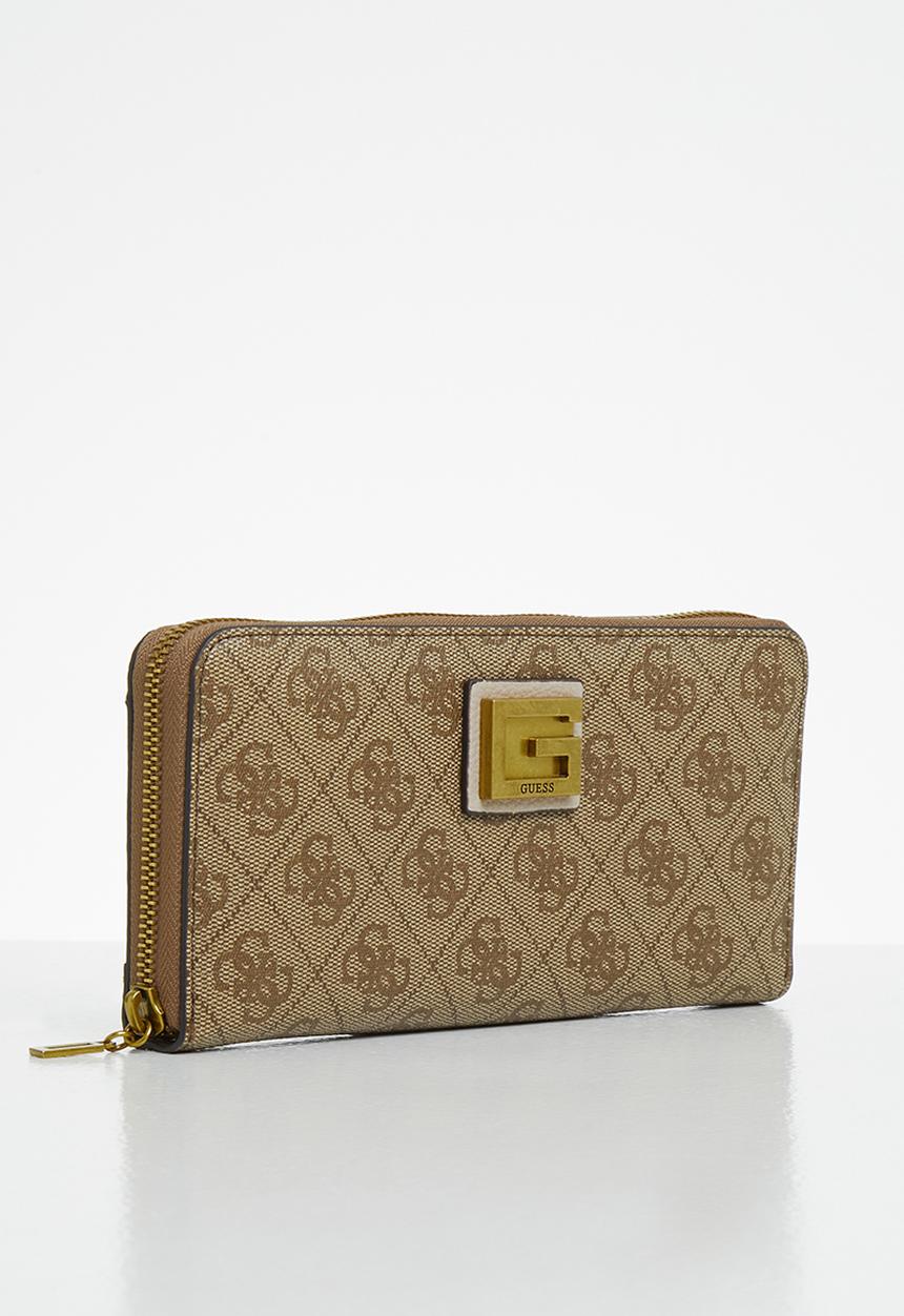 GUESS - Valy slg large zip around - latte
