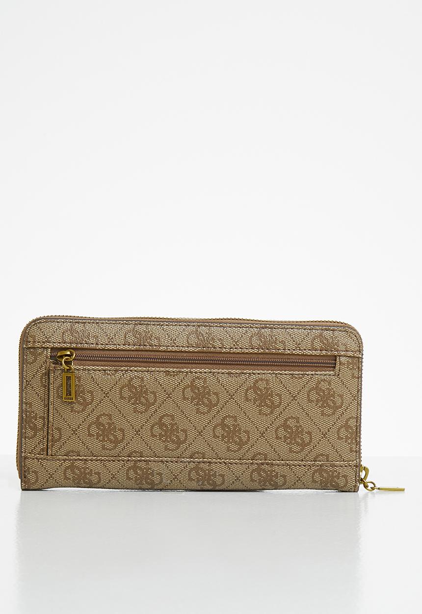 GUESS - Valy slg large zip around - latte
