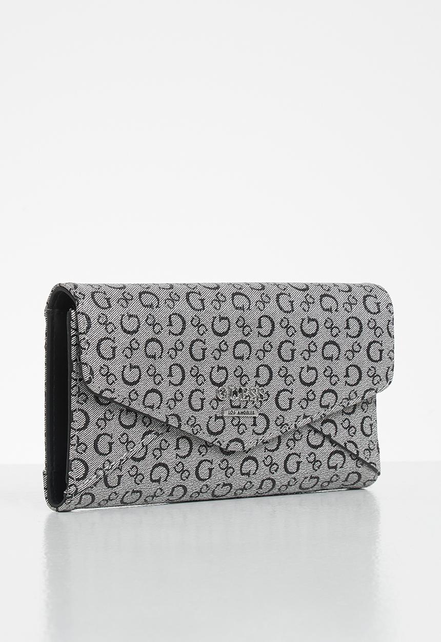 GUESS - Buoso slg slim clutch - black 