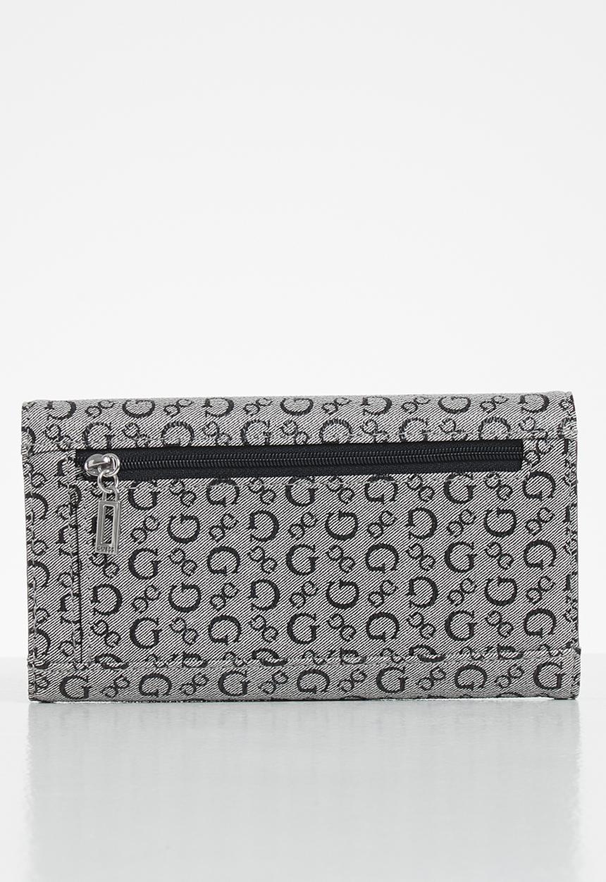 GUESS - Buoso slg slim clutch - black 