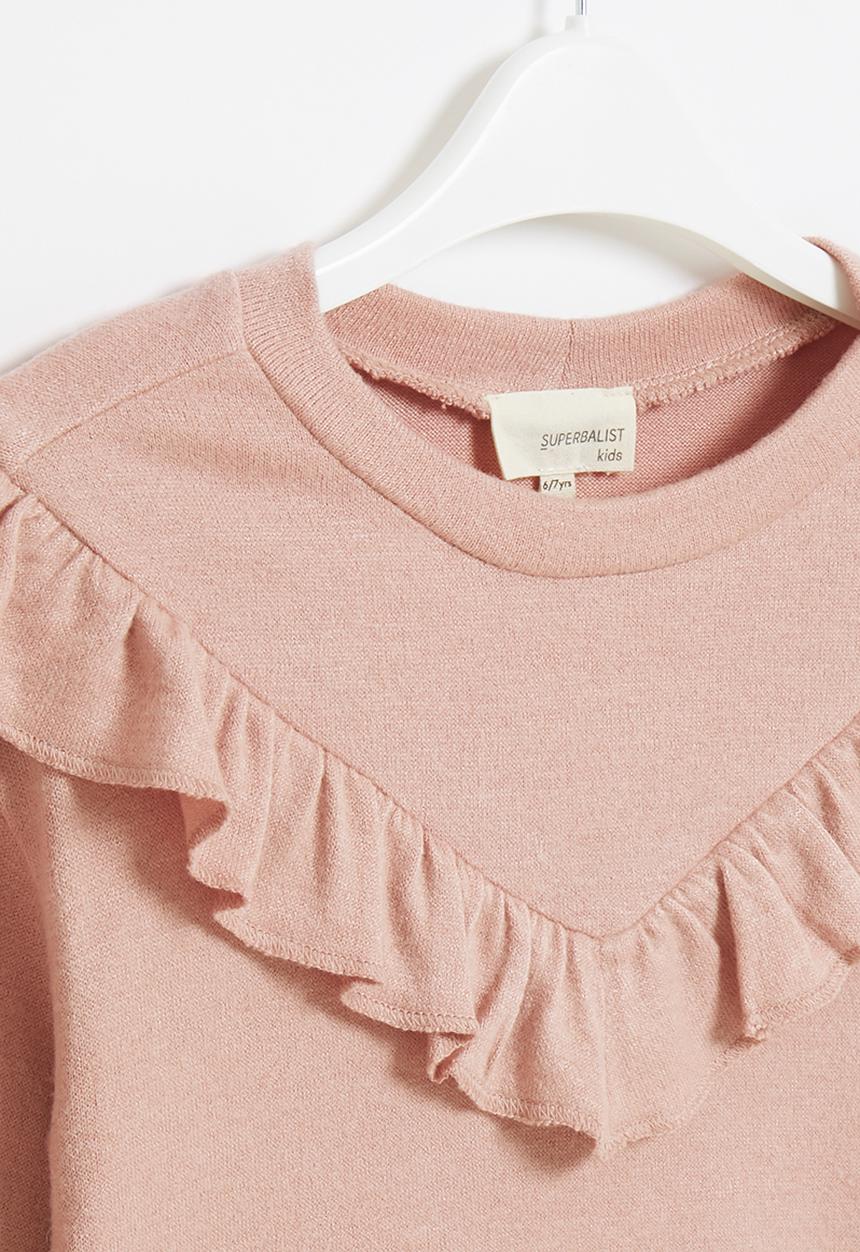 Superbalist Kids - Frill detail jersey - light pink