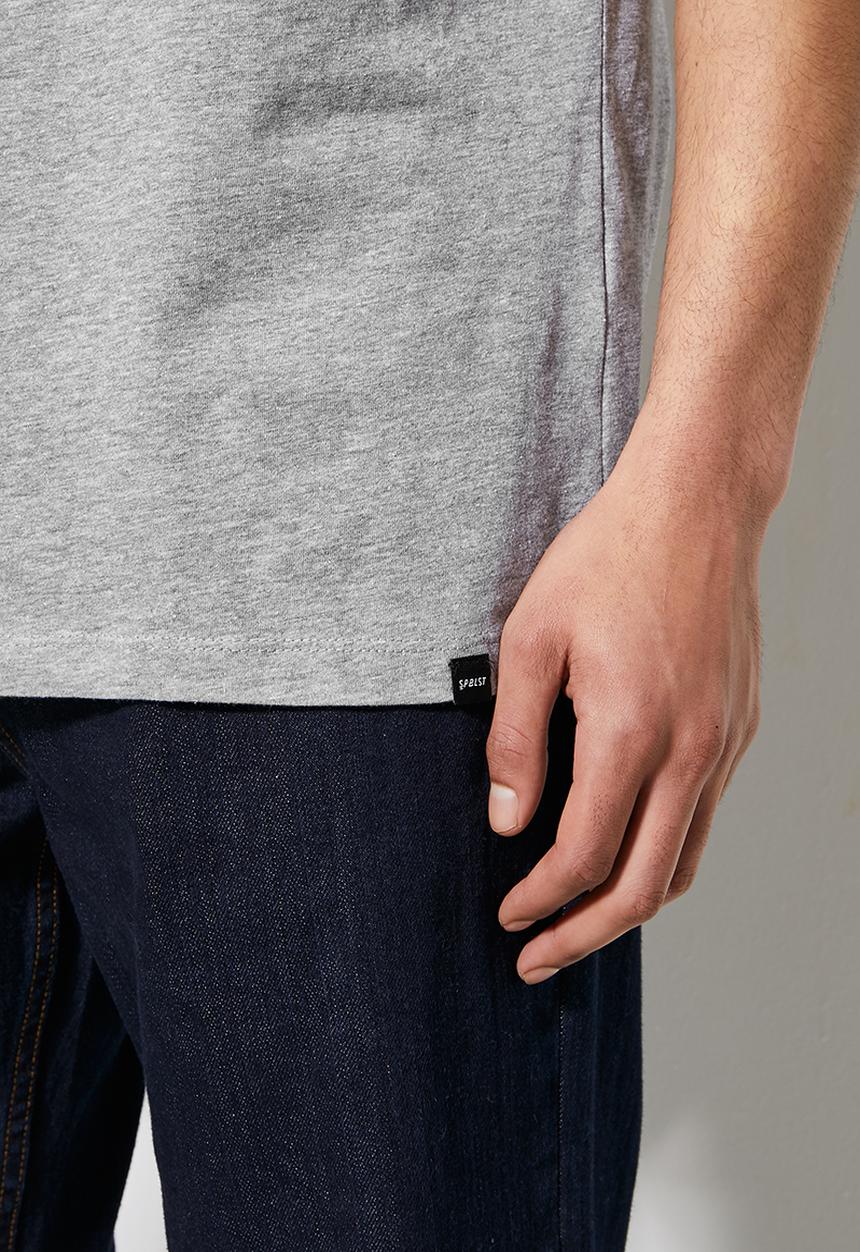 Superbalist - Nate crew neck tee - grey 