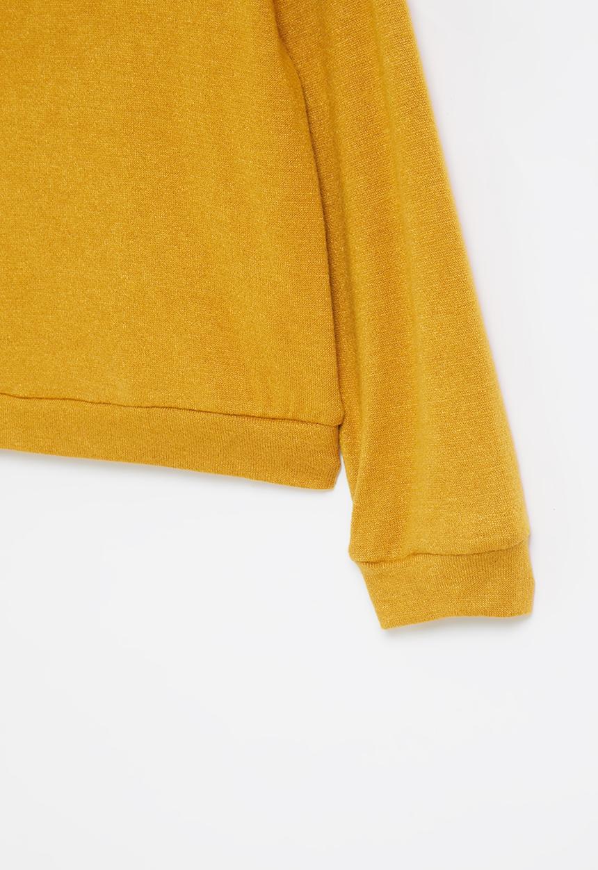 Superbalist Kids - Frill detail jersey - mustard