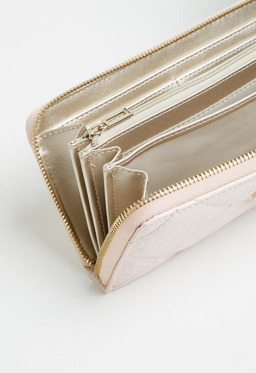 GUESS - Dilla slg large zip around - blush