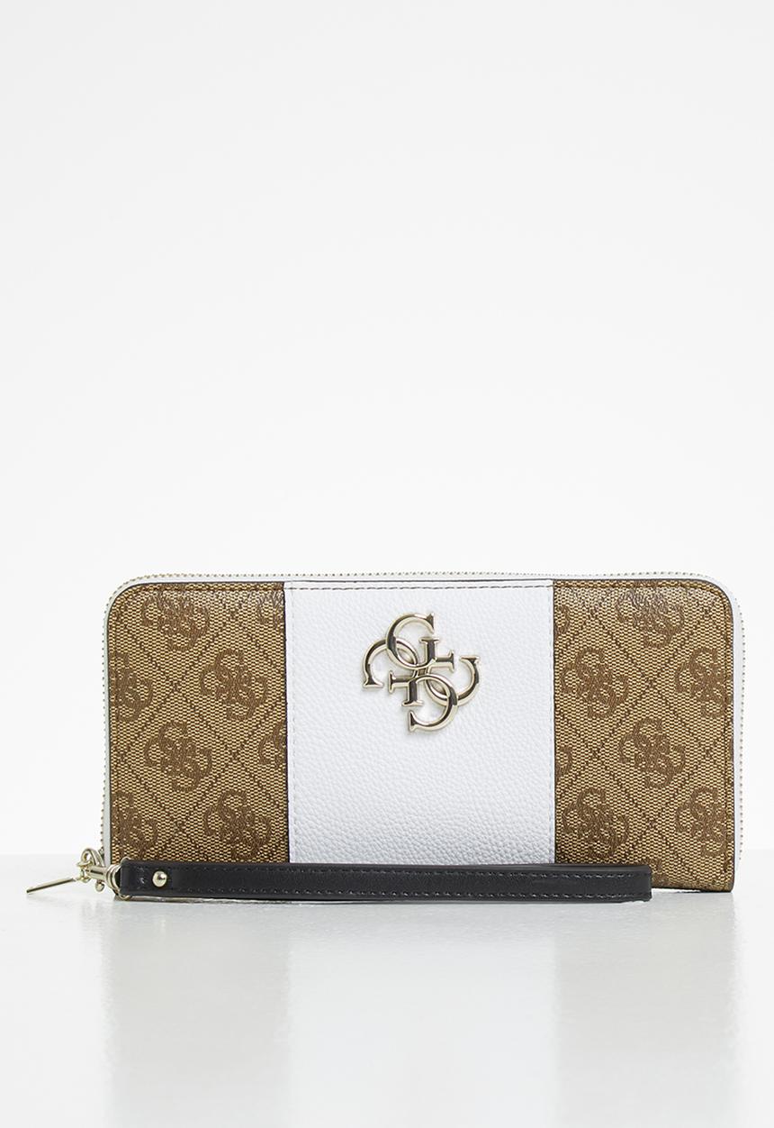GUESS - Noelle slg large zip around - latte 