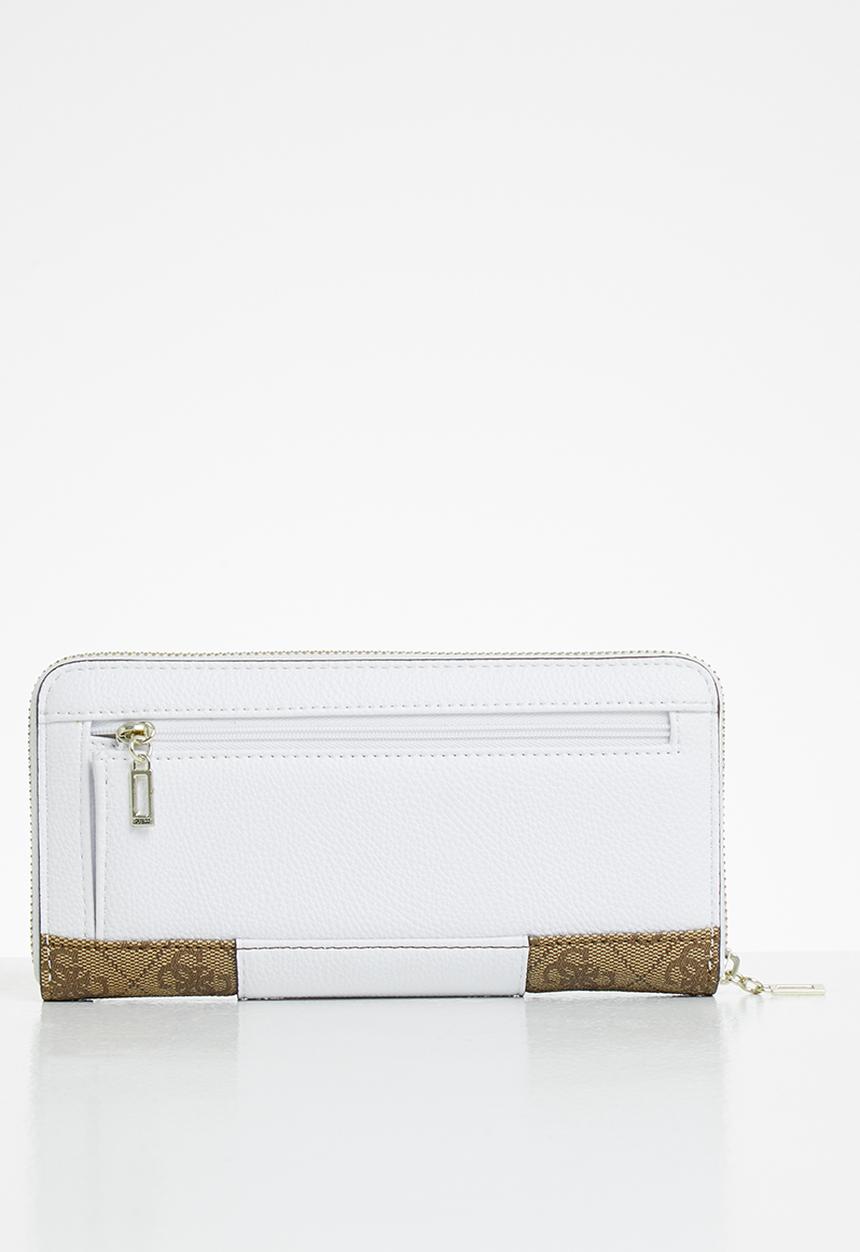 GUESS - Noelle slg large zip around - latte 