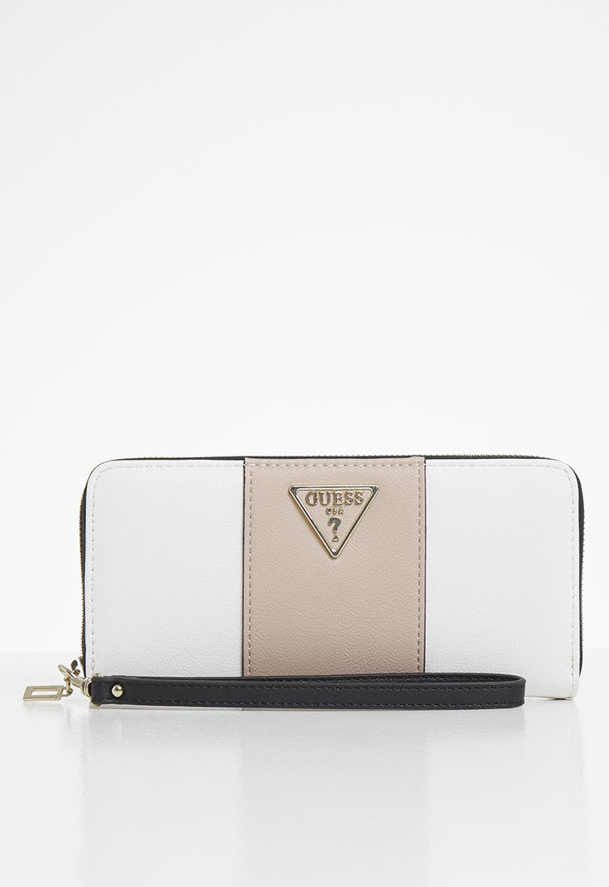 GUESS - Noelle slg large zip around - stone 