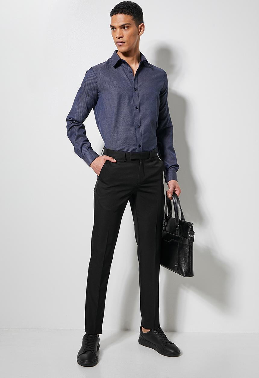 Superbalist - Charlie slim fit trousers - black.