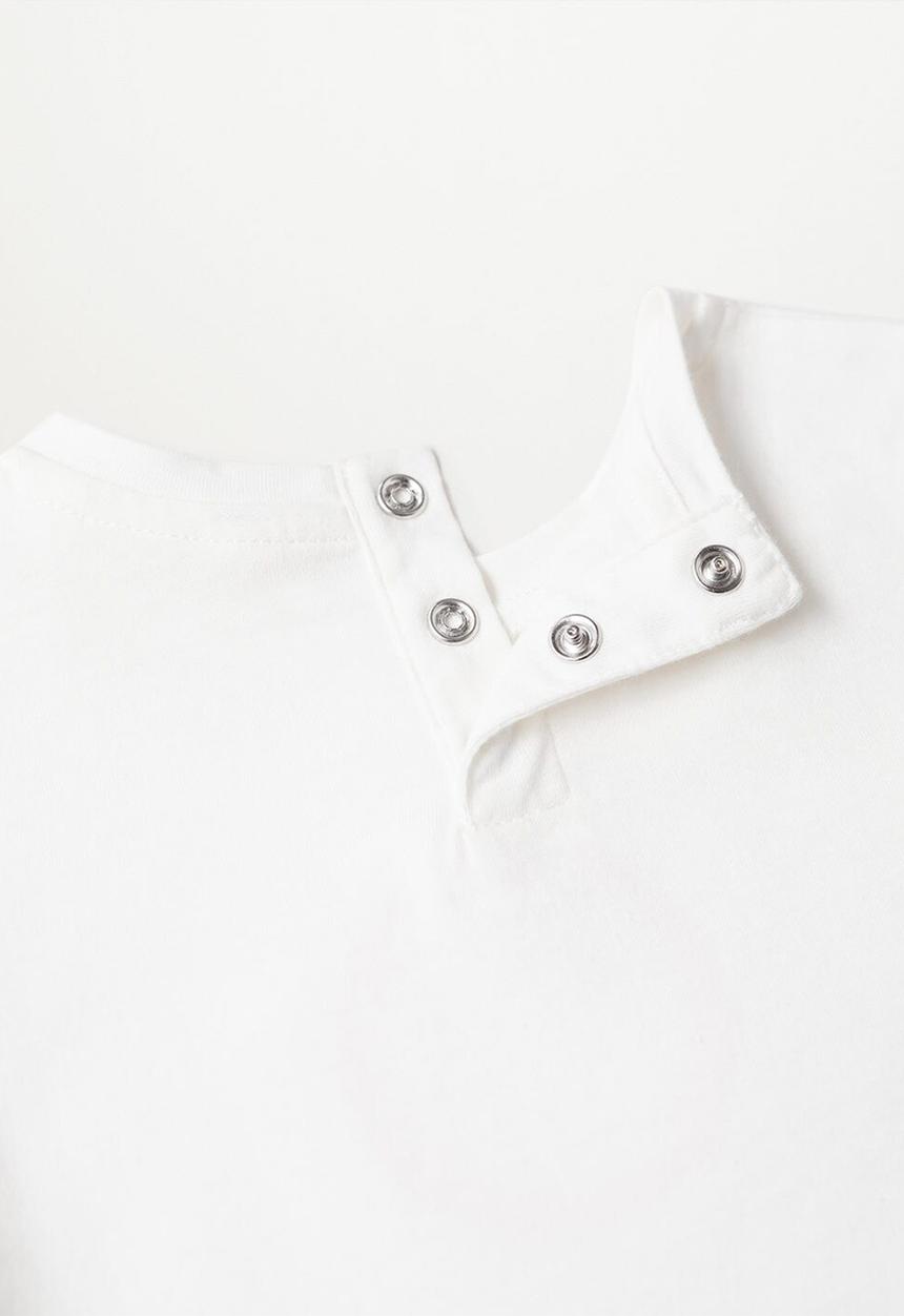 MANGO - Printed T-shirt solet - white