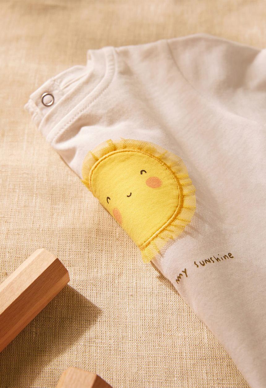 MANGO - Printed T-shirt solet - white
