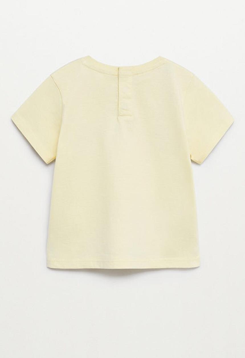 MANGO - T-shirt best - yellow