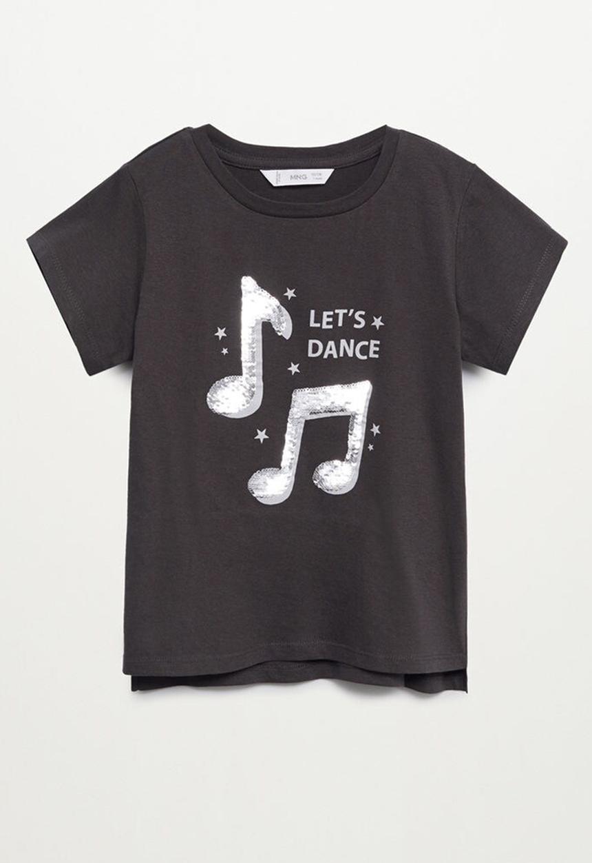 MANGO - Lolly short sleeve tee - dark grey