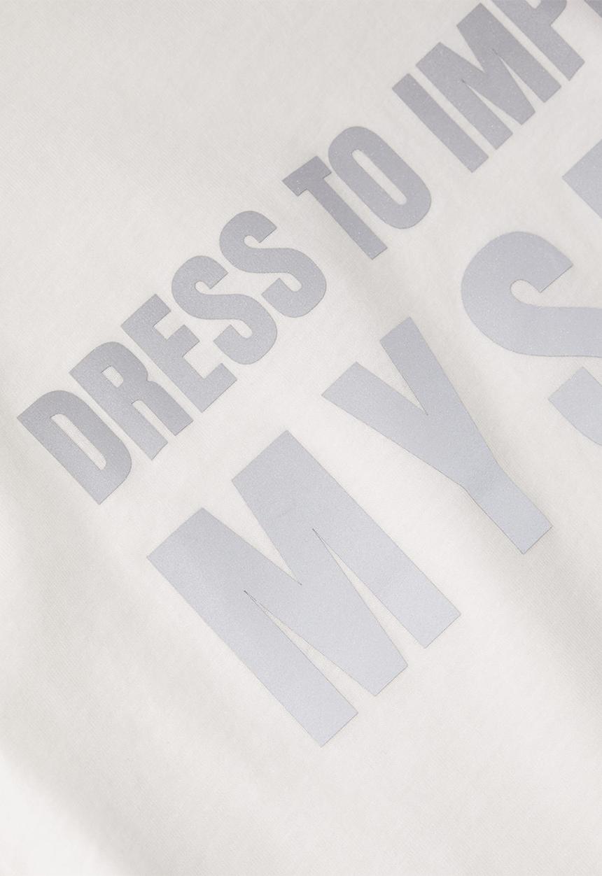 MANGO - Self short sleeve tee - white
