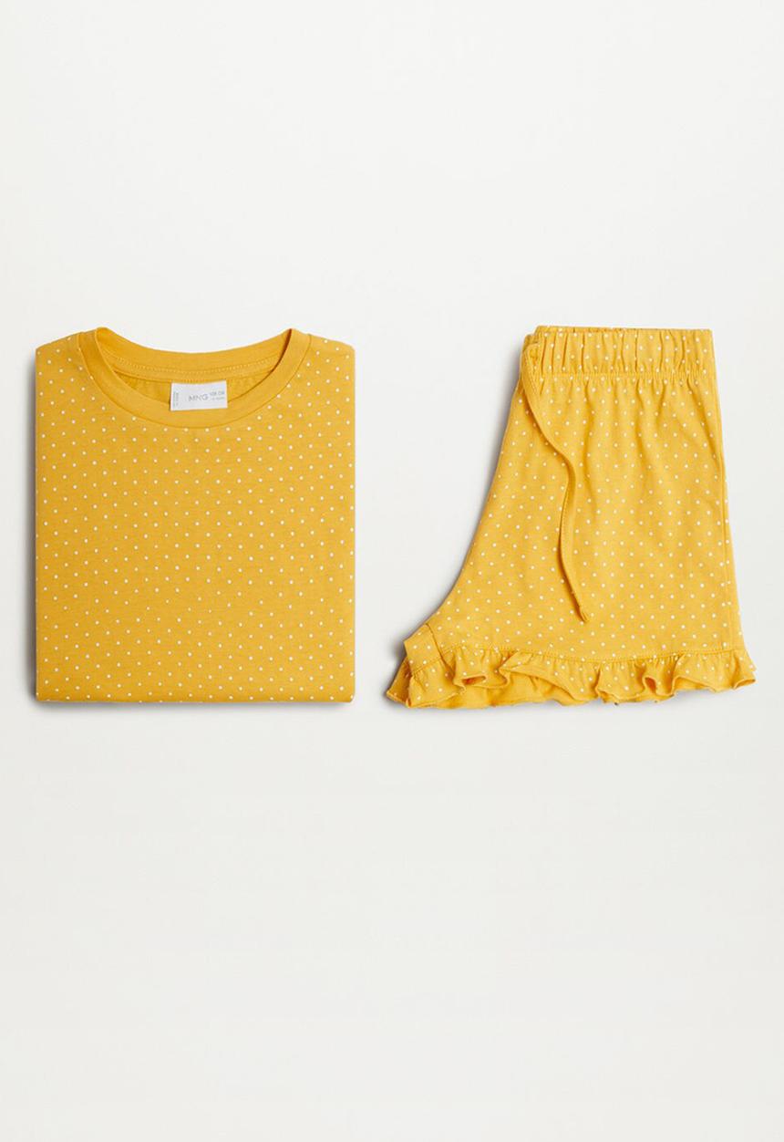 MANGO - Pijama dotti - yellow